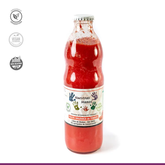 Pulpa de Tomate S/Piel y S/Semillas AGROECOLÓGICO