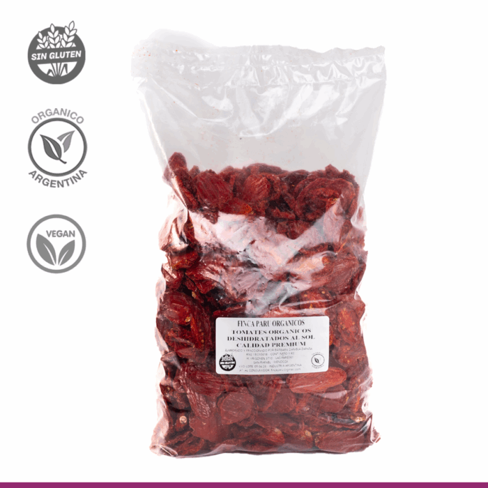 Tomates Secos Al Sol en Bolsa 1KG