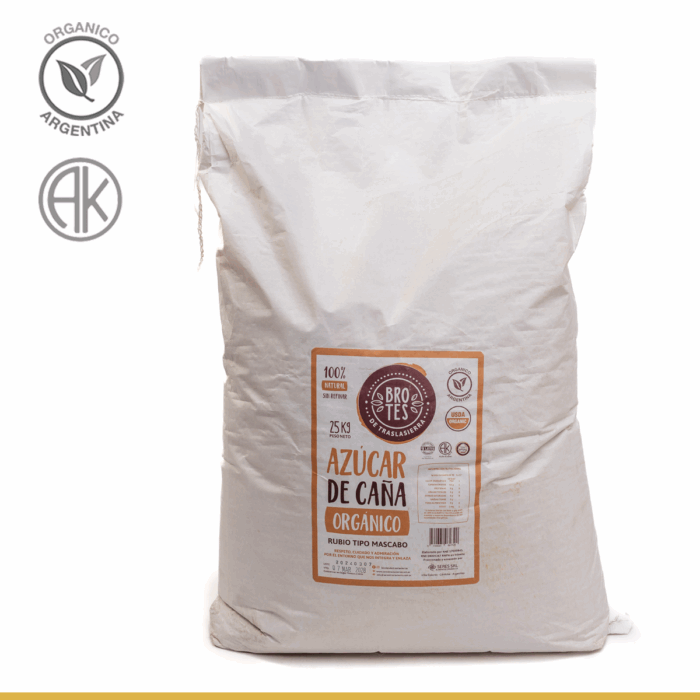 Azúcar Mascabo Rubia Orgánica 25kg